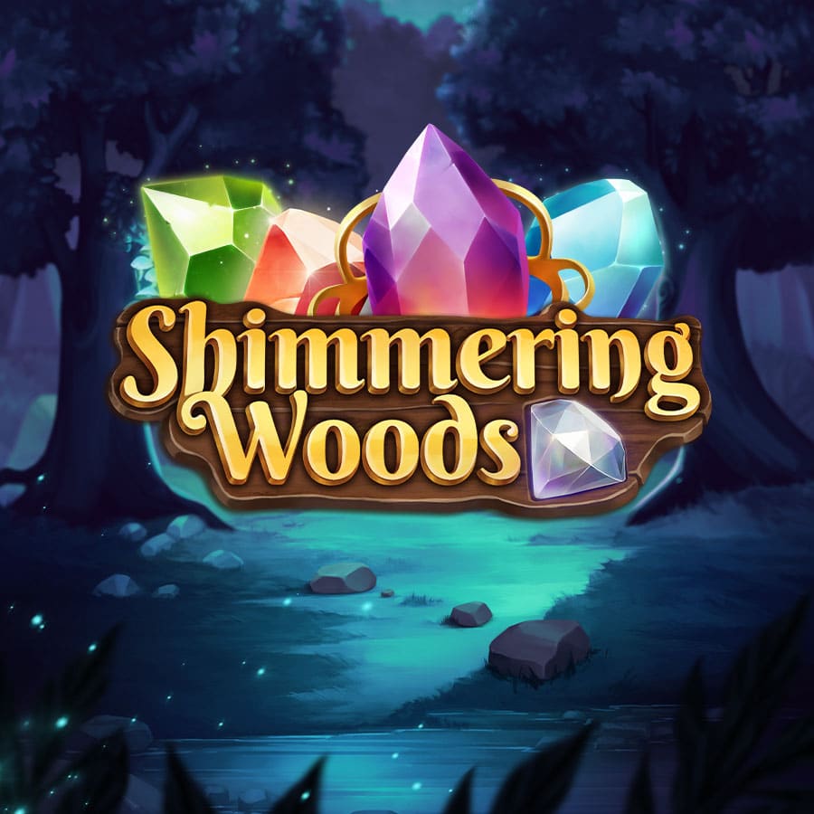 shimmering woods slot logo