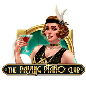 the paying piano club slot logo