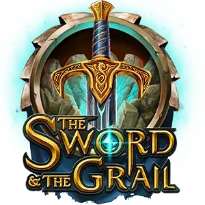 the sword and the grail slot logo