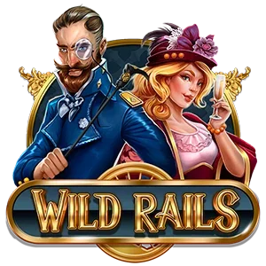 wild rails slot logo