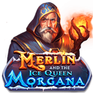 Merlin and the ice queen morgana slot logo