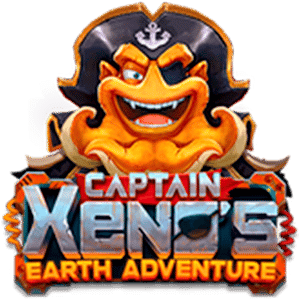 captain xenos earth adventure slot logo