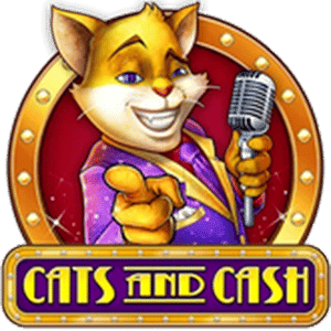 cats and cash slot logo