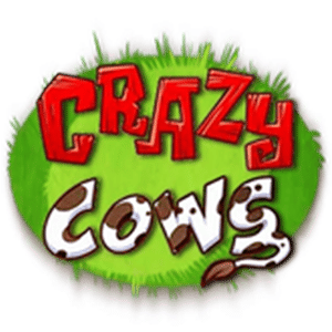 crazy cows slot logo