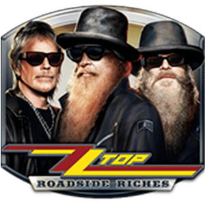 zz top roadside riches slot logo